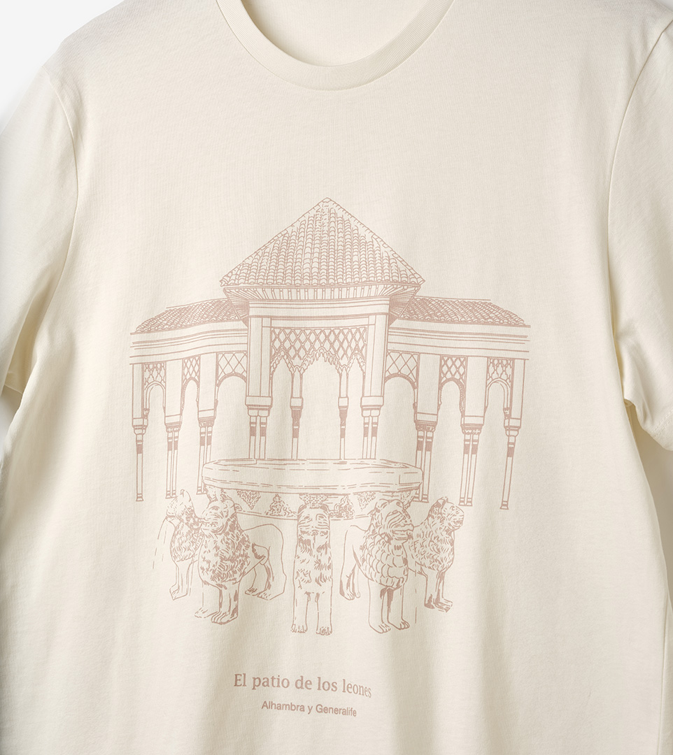 CAMISETA M MARFIL — PATIO DE LOS LEONES