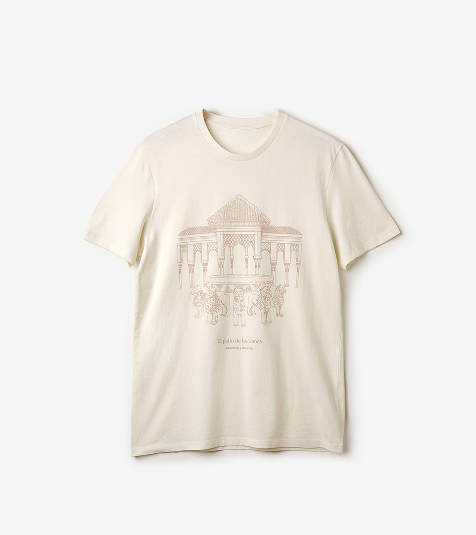 CAMISETA XL MARFIL — PATIO DE LOS LEONES