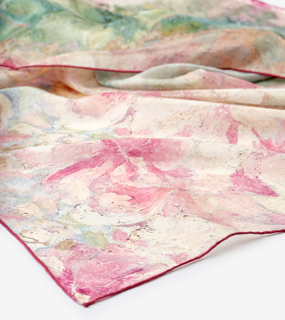 FOULARD DE SEDA – EL PATIO DE LAS FLORES – LA PEDRERA