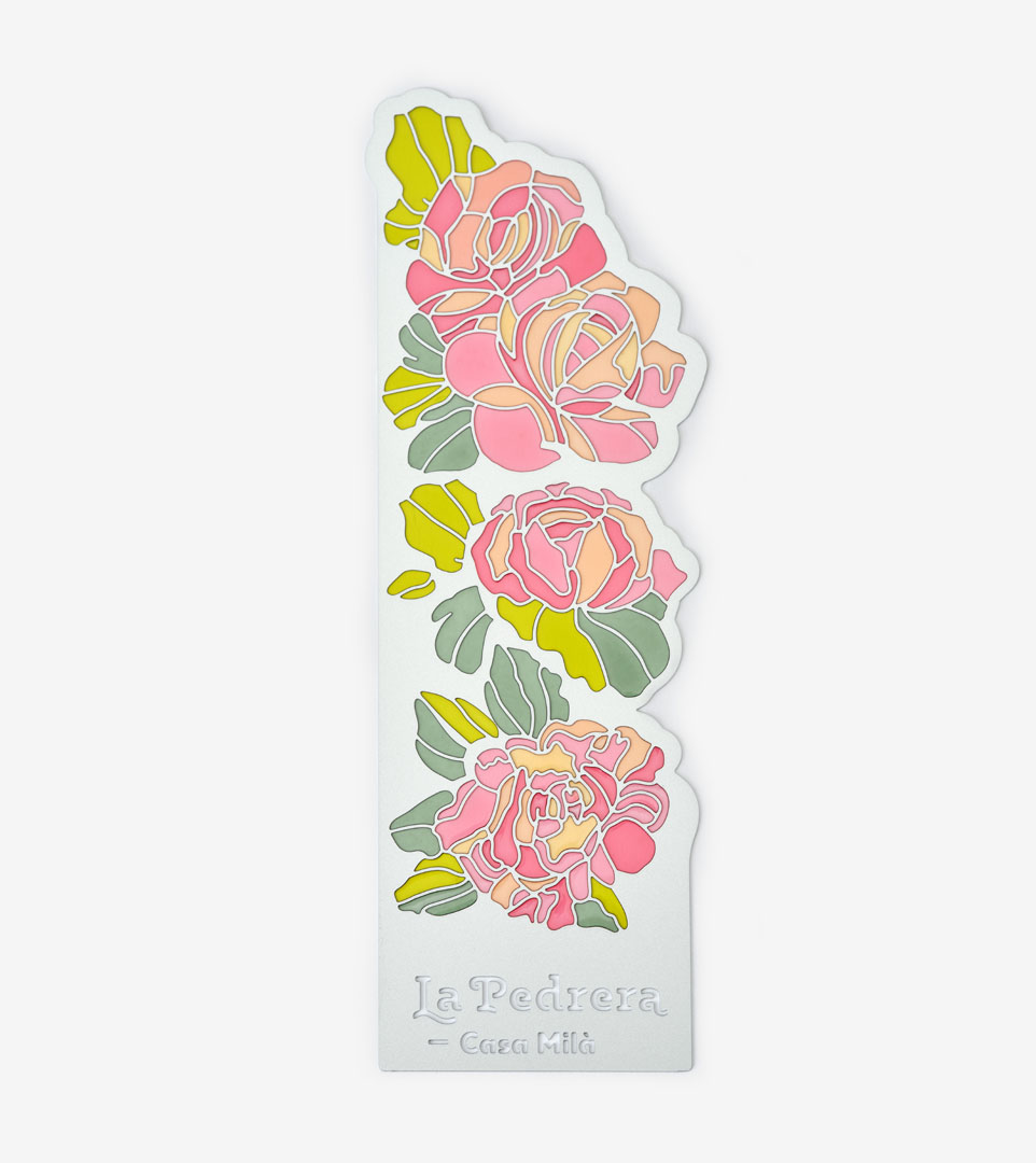 MARCAPÁGINAS CON REFLEJO – EL PATIO DE LAS FLORES – LA PEDRERA