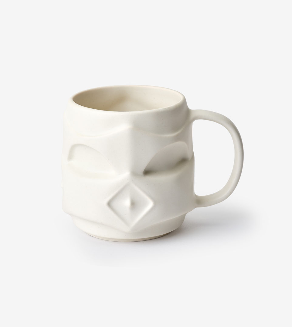 MUG WARRIOR WHITE 3D