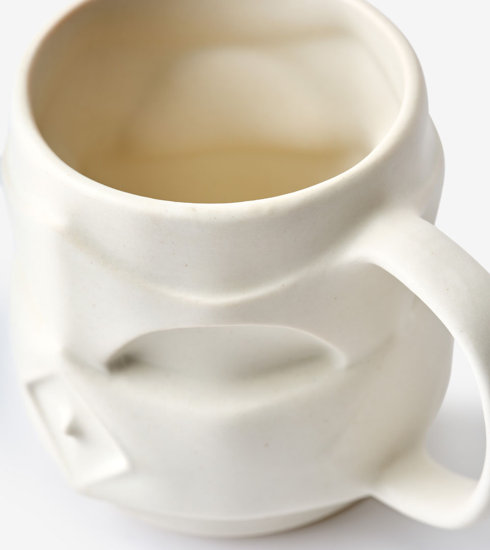 MUG WARRIOR WHITE 3D