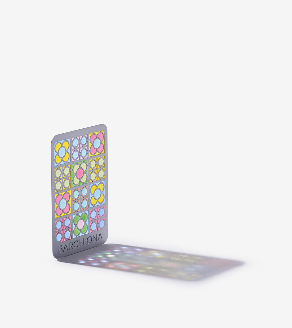 MAGNET FLOR BARCELONA METAL