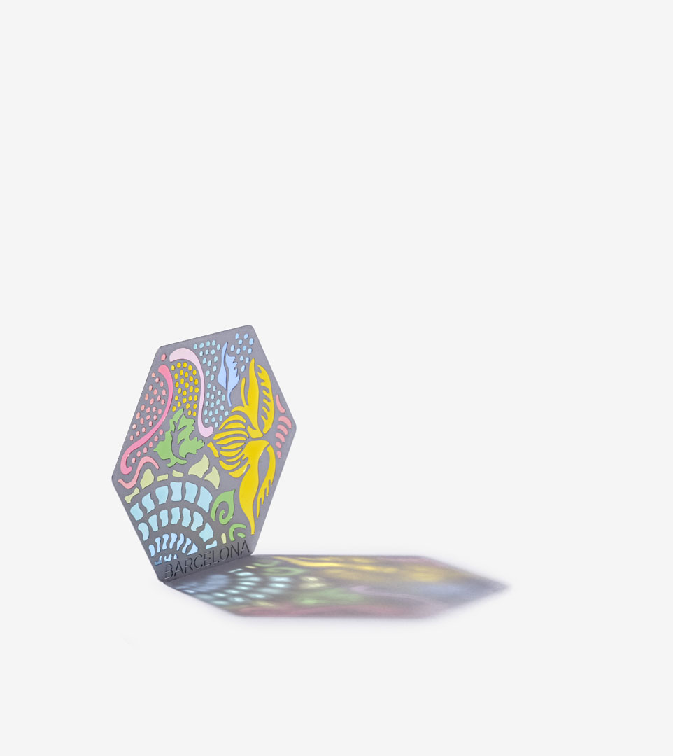 MAGNET PANOT BARCELONA METAL