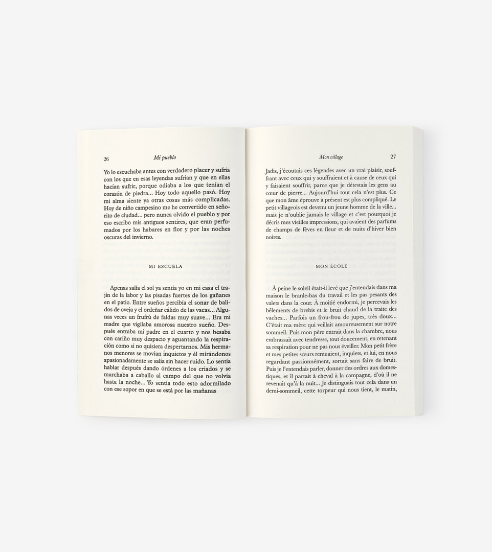 MON VILLAGE ET AUTRES TEXTES / MI PUEBLO Y OTROS ESCRITOS