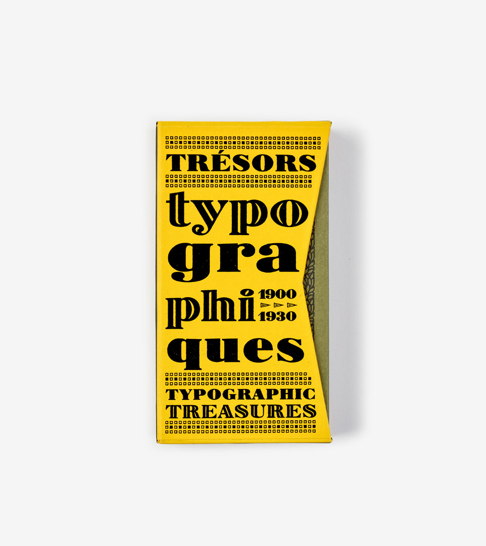 TRÉSORS TYPOGRAPHIQUES 1900-1930