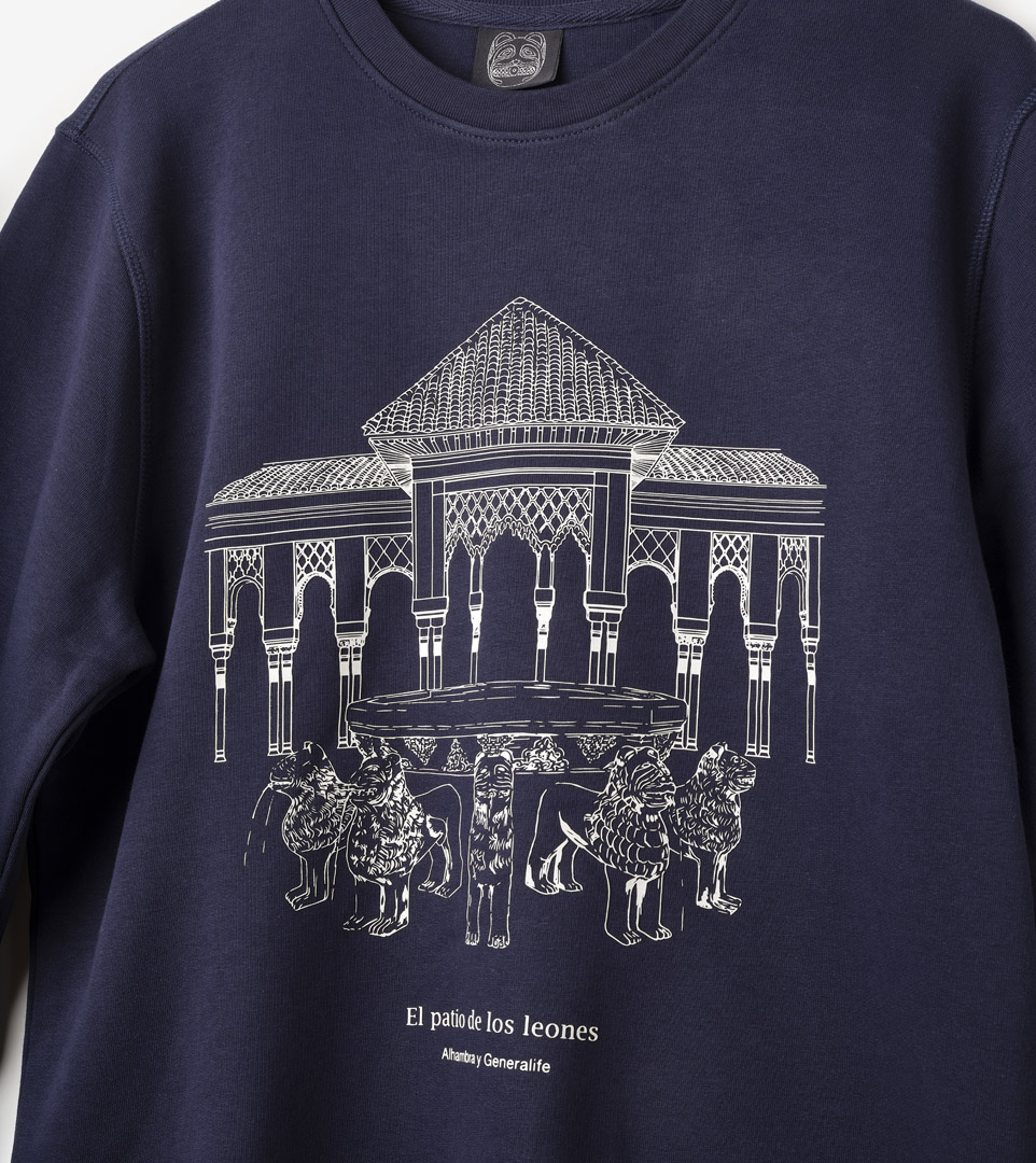 SUDADERA M AZUL MARINO — PATIO DE LOS LEONES